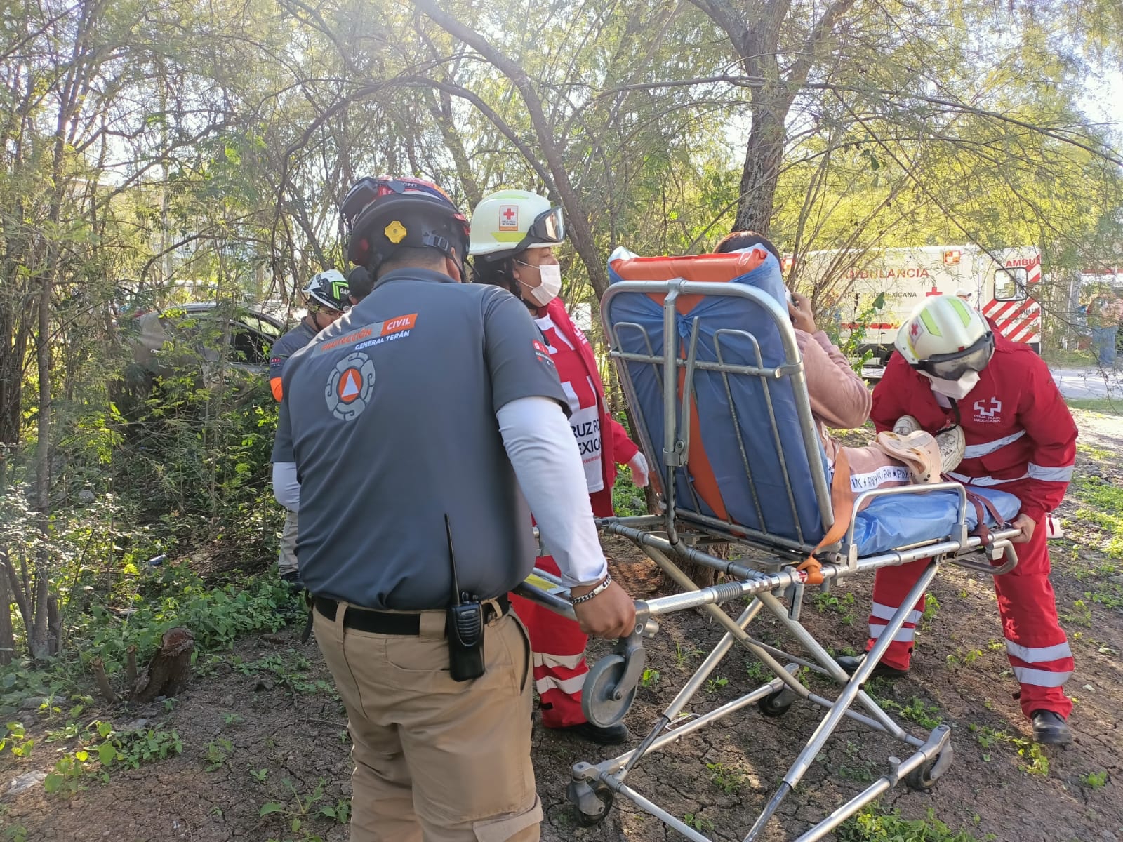 Mujer Herida En Accidente Vial En General Ter N Punto X Punto