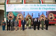 Conmemoran el 169 aniversario de la Gesta Heroica de los Niños Héroes