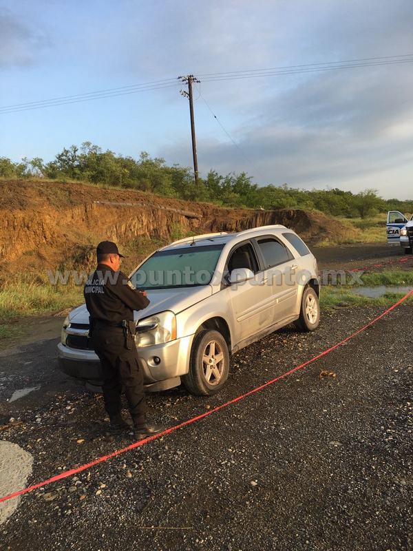 RECUPERAN CAMIONETA QUE FUE ROBADA EN MONTEMORELOS.