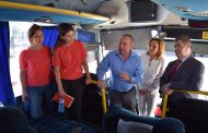 Con donación de autobús destaca Grupo Senda trabajo del Alcalde