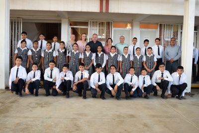 “Alcalde en Tu Escuela” visita Secundaria  “Bicentenario del Natalicio de Juárez”