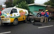 DOS PERSONAS LESIONADAS AL CHOCAR DOS VEHÍCULOS EN LA COMUNIDAD LAZARILLOS EN ALLENDE.