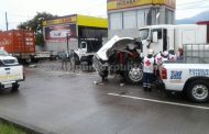 MOVILIZACIÓN EN ALLENDE TRAS CHOQUE DE DOS TRÁILER.