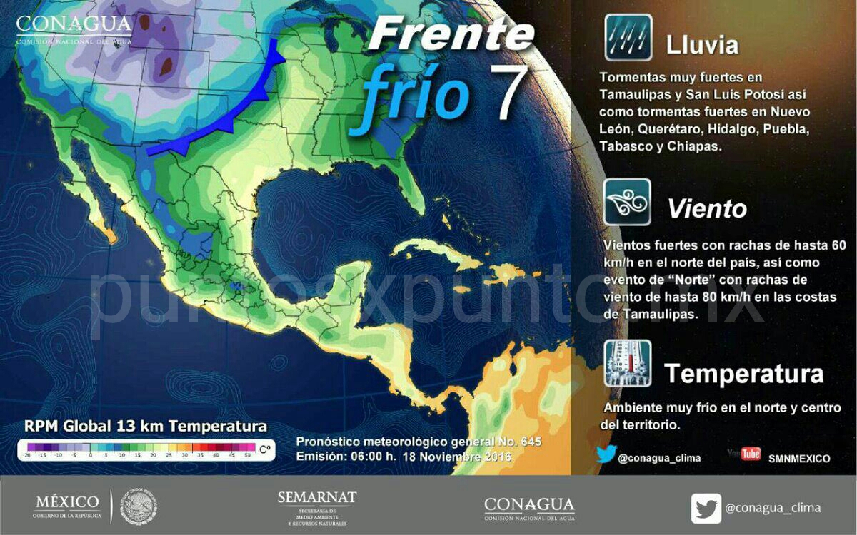 ALERTAN POR FRENTE FRIO EN NL