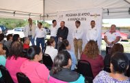 Con  programa Apoyo a la Vivienda benefician a 41 familias de Colonia Centenario