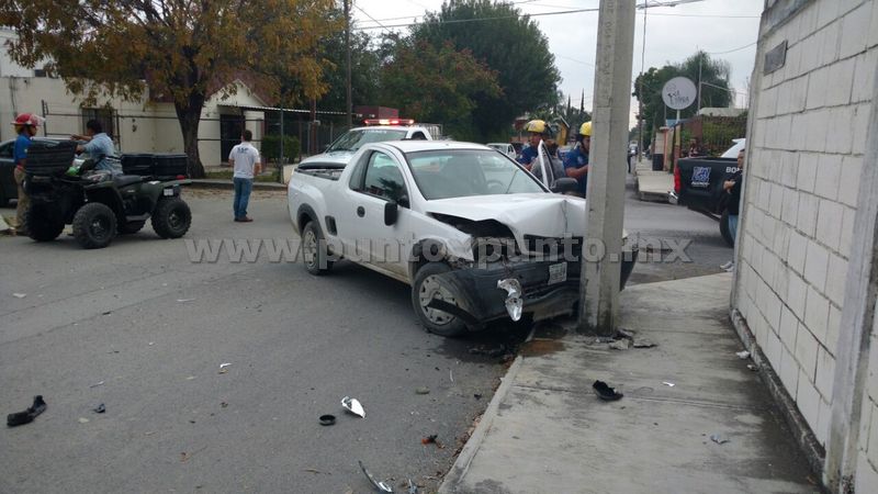 TRES PERSONAS HERIDAS EN CHOQUE DE CRUCERO EN ALLENDE.