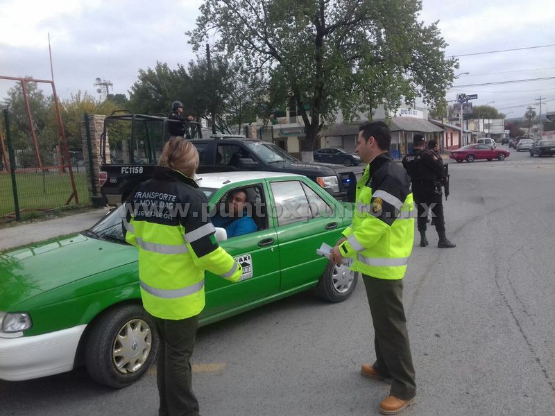 VUELVEN A REALIZAR OPERATIVOS PARA REVISAR EL TRANSPORTE EN LA REGIÓN.