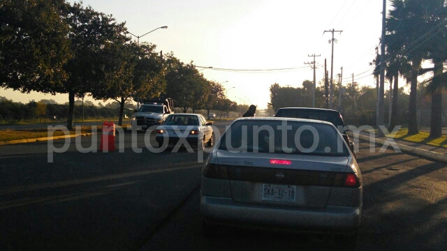 INSTALAN RETÉN DE SEGURIDAD EN MONTEMORELOS.