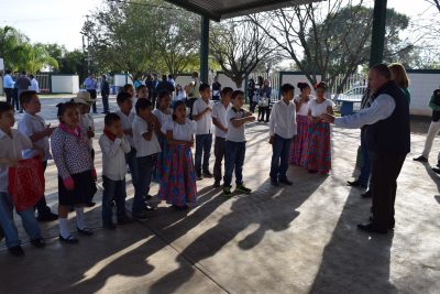 Visita “Alcalde en tu Escuela” a Primaria “J. Isidro Salazar” de Loma Prieta