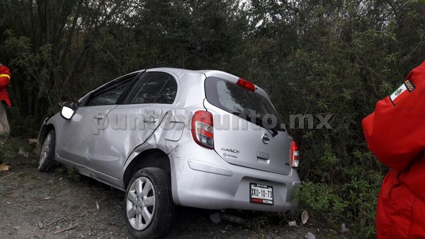 RACHA DE ACCIDENTES, OTRA VOLCADURA EN LA NACIONAL POR PAVIMENTO RESBALADIZO.