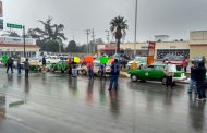 REALIZAN MANIFESTACIÓN CONTRA GASOLINAZO TAXISTAS DE LA REGIÓN CITRÍCOLA.