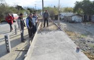 Supervisa Alcalde obra de regeneración de camino a las Adjuntas, recibe el agradecimiento de vecinos