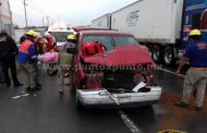 TRES PERSONAS LESIONADAS EN ACCIDENTE REGISTRADO EN CARRETERA NACIONAL EN MONTEMORELOS.