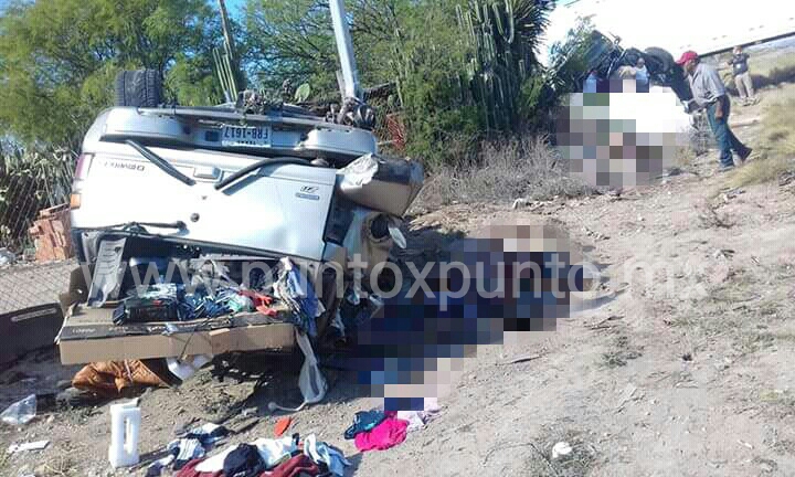 MUEREN DOS PERSONAS EN ACCIDENTE, UNO DE ELLOS ELEMENTO DE LA POLICIA FEDERAL.