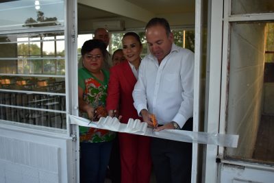 Inauguran remodelación de aula en la Secundaria “Antonio de la Garza García”