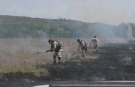 SE MOVILIZA PROTECCIÓN CIVIL, BOMBEROS Y POLICIA RURAL PARA CONTROLAR INCENDIO.