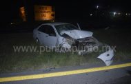 UNA PERSONA HERIDA EN ACCIDENTE EN CARRETERA NACIONAL, TRAILER LE CIERRA PASO Y ESCAPA.