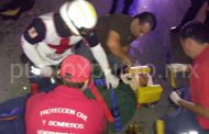 CONDUCTOR DE MOTOCICLETA RESULTA HERIDO EN CHOQUE CON AUTOMOVIL, RESPONSABLE ESCAPA, LOCALIZAN PLACA DEL VEHICULO PARTICIPANTE.