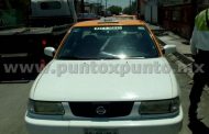 POR NO CONTAR CON PERMISOS PARA OPERAR EN MONTEMORELOS, RETIRAN TAXIS.