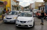 CHOQUE TIPO LATERAL SE REGISTRA EN CALLE DE MONTEMORELOS.