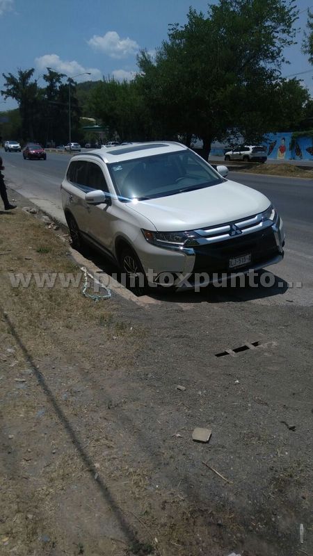 ACCIDENTE VIAL EN CARRETERA NACIONAL EN SANTIAGO.