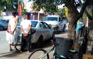 LOS DETIENE LA POLICIA A CONDUCTOR Y ACOMPAÑANTE POR ATROPELLA A CICLISTA.