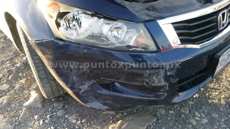 ACCIDENTE EN ALLENDE, SOLO REPORTAN DAÑOS MATERIALES.