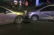 ACCIDENTE TIPO CRUCERO EN CALLES DE MMORELOS, REPORTAN DAÑOS MATERIALES