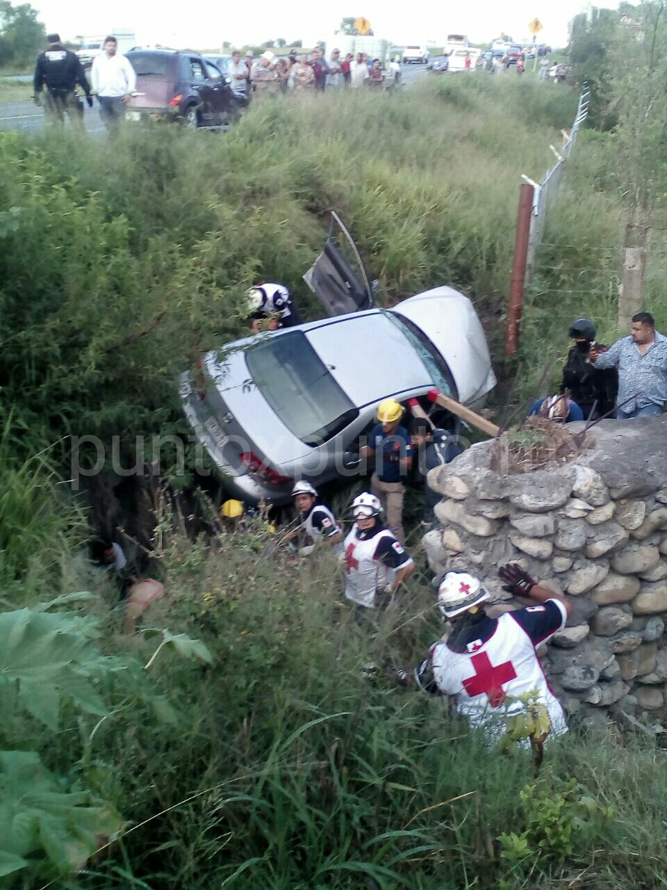 SON DE ALLENDE LESIONADOS DE ESTA TARDE EN ACCIDENTE