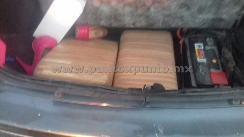 FUERON 30 KILOS DE MARIHUANA LOS QUE TRANSPORTABAN MUJERES DETENIDAS POR LA PFP.