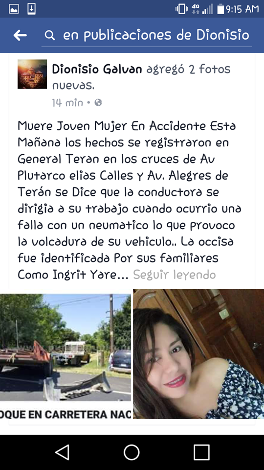 “LA MATAN” EN FACEBOOK ALARMAN A SU FAMILIA, FUE UNA BROMA