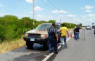 INCENDIO DE CAMIONETA MOVILIZA A PROTECCIÓN CIVIL DE MMORELOS.