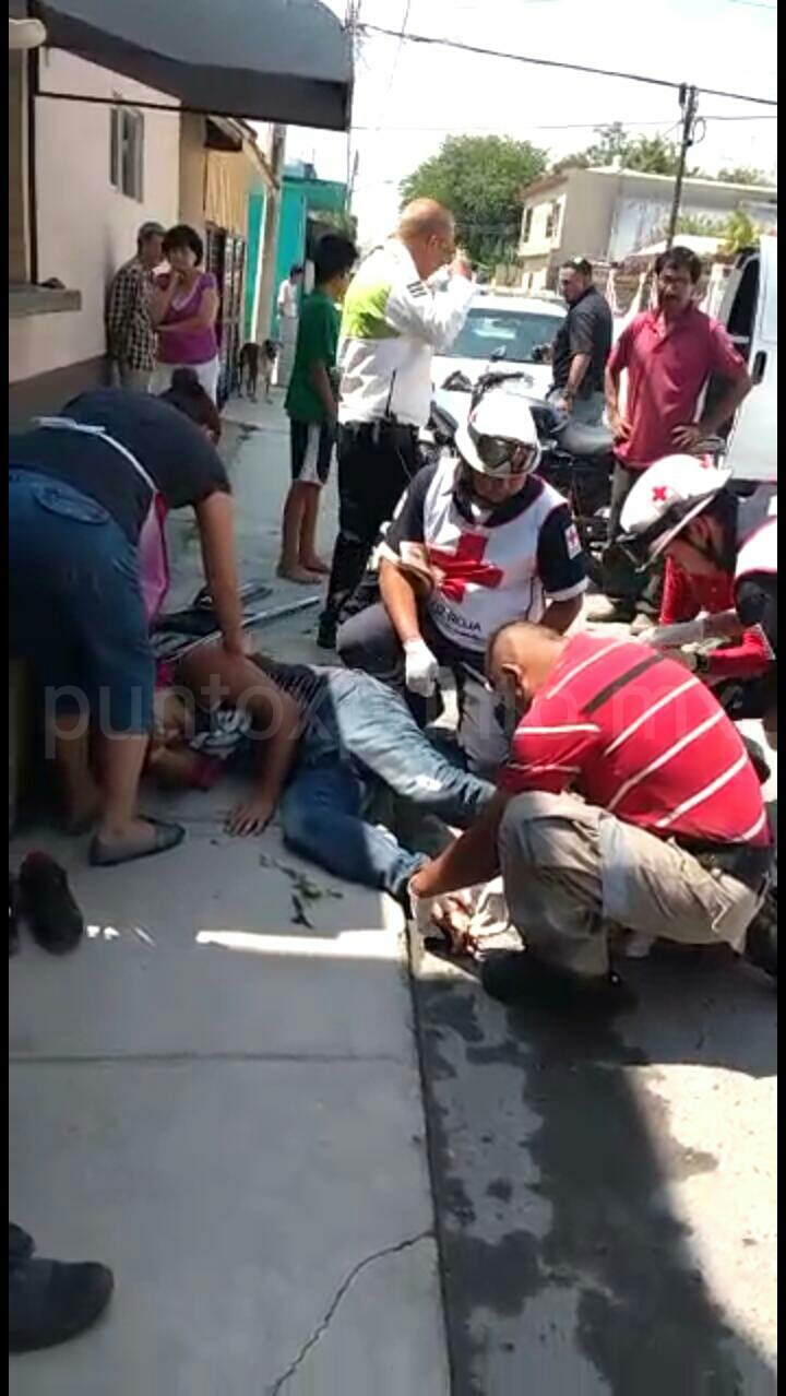 CONDUCTOR DE MOTOCICLETA ES TRASLADADO AL HOSPITAL UNIVERSITARIO.