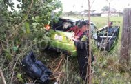 CUATRO PERSONAS LESIONADAS EN UN ACCIDENTE SALIDA DE CAMINO EN MONTEMORELOS.