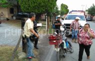 CHOQUE ENTRE DOS VEHÍCULOS EN AVENIDA DE MMORELOS.