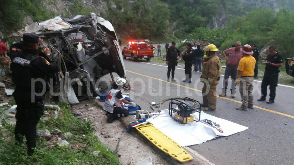 CUATRO PERSONAS MUERTAS, RUTA CHOCA EN LA CURVA CONOCIDA COMO EL MERCADITO EN ITURBIDE.