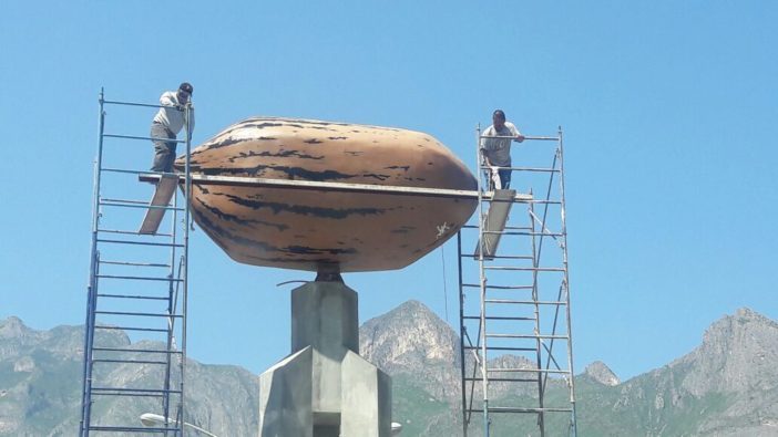 REALIZAN EN RAYONES UNA OBRA EMBLEMÁTICA Y QUE REPRESENTA AL MUNICIPIO.