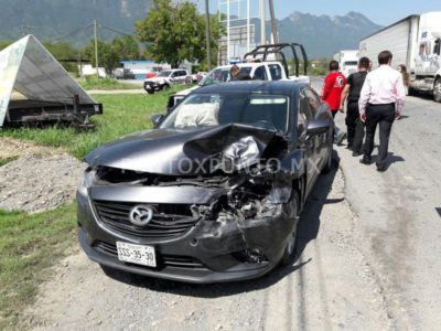 CHOQUE POR ALCANCE EN ALLENDE, EL SALDO UNA PERSONA HERIDA.