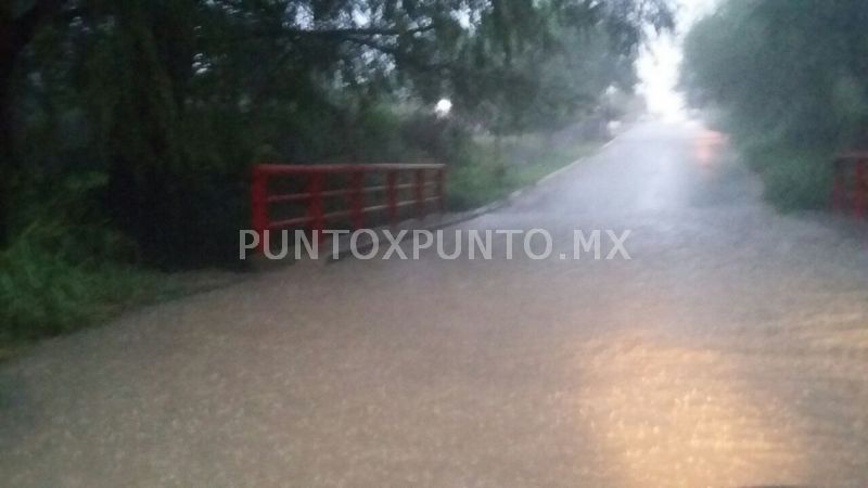 LLUVIAS EN ALLENDE GENERAN CAOS EN ALGUNOS PUENTES Y PASOS A DESNIVEL.