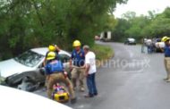 CHOQUE DE FRENTE EN ALLENDE, REPORTAN VARIOS HERIDOS.