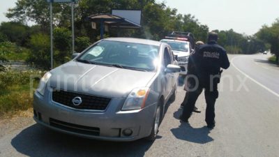 LES ENCUENTRAN RESIDUOS DE CRISTAL, SON DETENIDOS POR LA POLICIA DE ALLENDE.