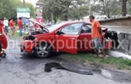 CHOCA MUJER EN LA NACIONAL