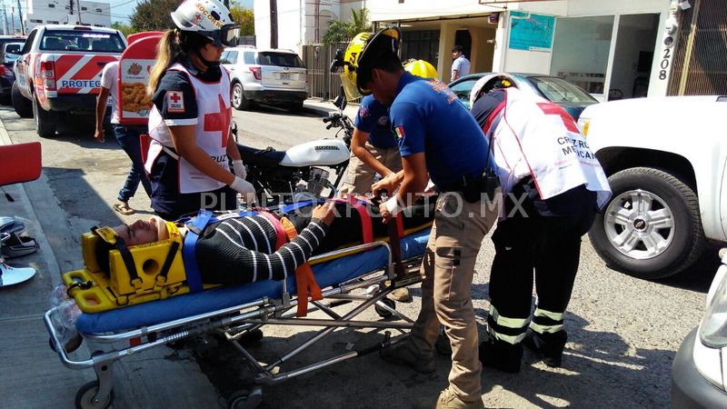 REPARTIDOR DE COMIDAS, PROCEDENTE DE MMORELOS ES ATROPELLADO EN CENTRO DE ALLENDE.