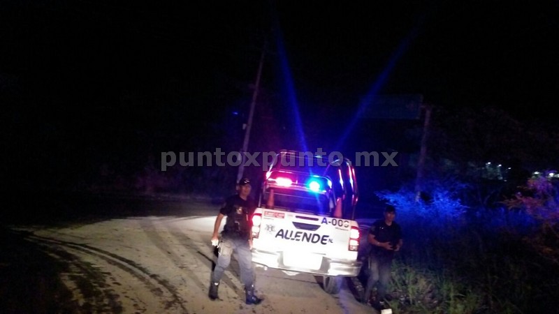 MOVILIZACIÓN EN ALLENDE POR PRESUNTO ACCIDENTE DE AVIONETA