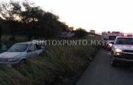 CHOQUE POR ALCANCE EN CARRETERA NACIONAL EN MMORELOS, REPORTAN UNA PERSONA HERIDA.