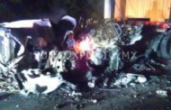 INVESTIGAN TRAILER INCENDIADO EN LINARES LÍMITES CON MMORELOS, CON DOS CONTENEDORES, CHOFER ES BUSCADO, NO APARECE.