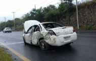 RESULTA MUJER HERIDA DE LINARES, EN VOLCADURA REGISTRADA EN ALLENDE.