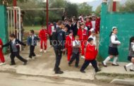 REALIZAN SIMULACRO EN PLANTEL EDUCATIVO CONTRA TEMBLORES.