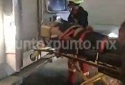 CONDUCTOR DE MOTO RESULTA LESIONADO EN CHOQUE EN AVENIDAS DE MMORELOS.