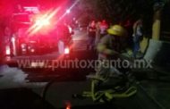 INCENDIO EN UNA VIVIENDA, MOVILIZA Q PROTECCIÓN CIVIL Y BOMBEROS.